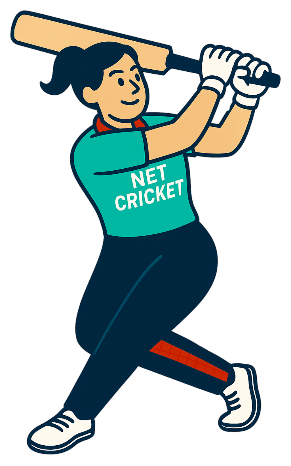 Batter pulling the ball